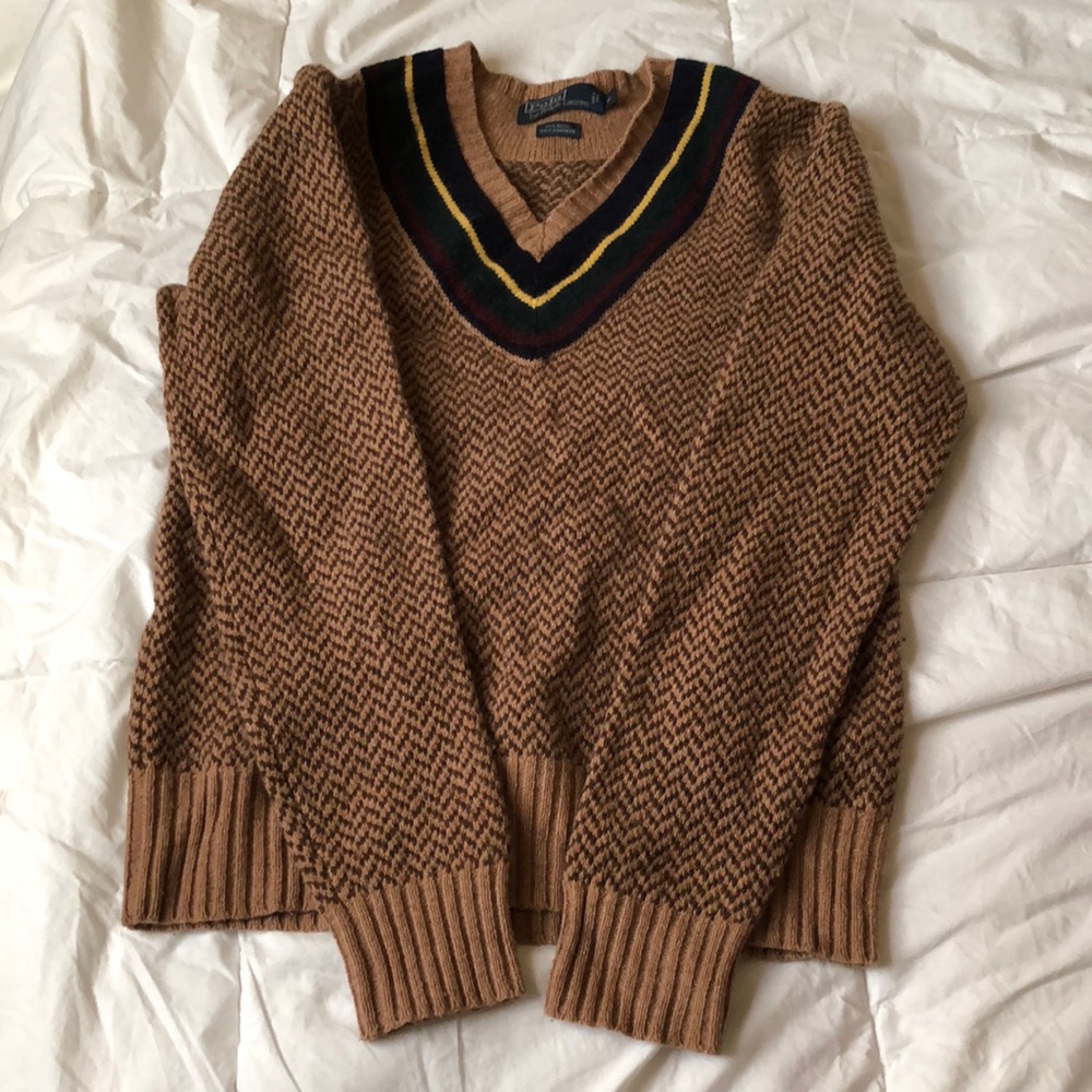 V-Neck Wool Sweater
